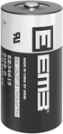 EEMB ER34615 D Cell Batteries 3.6V Lithium Battery 19Ah, Non-Rechargeable for CNC Machine Tool, Meter, Clock