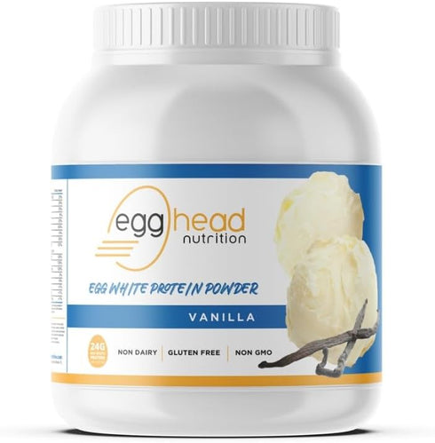 Egghead Nutrition Egg White Protein, 24g, 3.3 Pound, Non Dairy, Gluten Free, Vanilla