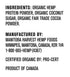 Manitoba Harvest Hemp Yeah! Organic Max Fiber Protein Powder, Chocolate, 16 Ounce