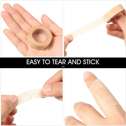 JofulyAdor Supplies,10 Size:0.5in 10 Flexible Skin Paper Tape Non Woven Breathable, Nose Tape Self Adhesive for Wound