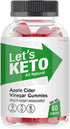 kivus Let’s Keto Gummies, Let’s Keto ACV Gummies, Single Pack of 60 Gummies