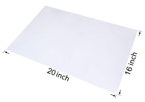 Wowfit 100 CT Clear Plastic Flat Open Poly Bags 16x20 inch 1.1 Mil for Food Storage, Dough Proving