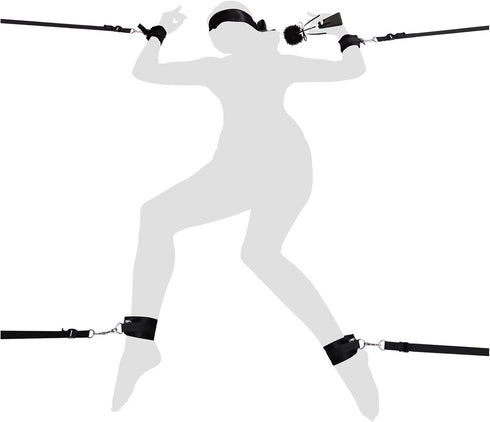BDSM Bondage Restraint Sex Toys - UTIMI Bed Sex Straps Set with