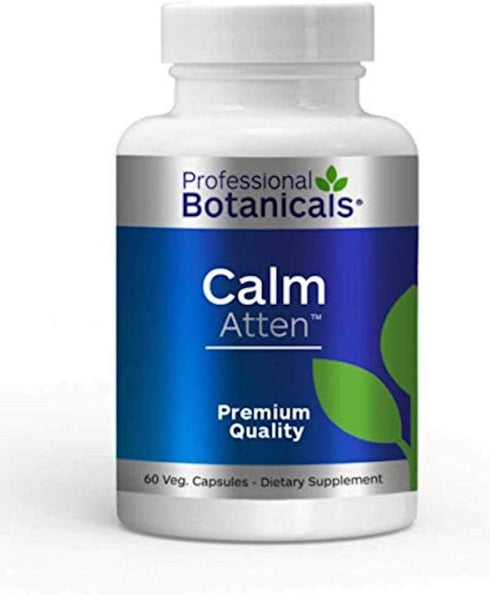 Calm Attention - Natural Attention and Mood Support with Rosemary, Vitamin B6, Gotu Kola, Focus, Relaxation, and