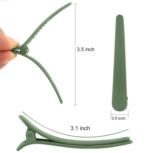 YISSION 12 PCS Hair Clips for Styling, 3.1 Inch Matte Alligator Hair Barrettes for Women Girls