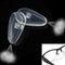 Soft Silicone Air Chamber Eyeglass Nose Pads, 14mm, 5 Pairs Screw-in Replacement Nosepads for Eyewear
