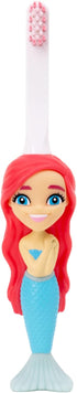 Kids Manual Toothbrush for 2-10 Year Old - Aqua The Mermaid | Soft Bristles, Easy Grip Handle, Bonus Brush Head