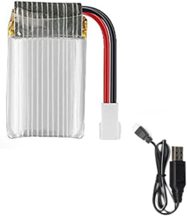 NUOKE 3.7V 500mAh Rechargeable Battery and USB Cable for 9368 Remote Control Car