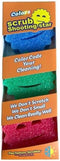 3 Count Scrub Shooting Star Multipurpose Dish Sponges, Scratch-Free for Kitchen, Bathroom, and More, BPA-Free Polymer