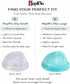 HepiFlo 2 12-Hour Menstrual Disc Combo Reusable Disc in Sizes (Small & Large) Medical-Grade Silicone, Leak-Free
