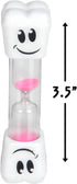 Smile Tooth 2 Minute Sand Timer in Assorted Colors