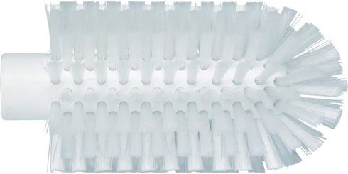 Vikan Stiff Tube Brush 5380-77-5, Polyester, 3-3/32" x 6" OAL, White