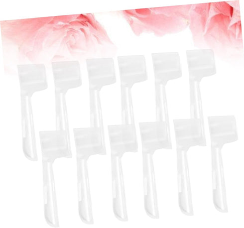 Ipetboom 12pcs Set Othbrush Head Dust Cover Electric Toothbrush Round Head Cap Travel Friendly