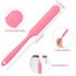 Pink Non-stick Wax Spatulas Silicone Spatula Waxing Applicator Hair Removal Sticks Applicator Spatula Reusable Scraper Hard Wax Sticks for Home Salon Body Use Shave and Hair Removal