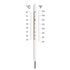 Ipetboom 1pc Glass Oral Temperature - Adult Free Clinic Armpit Fast Reading Fever Indicator - Single Scale Blue