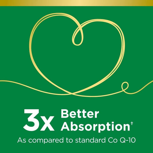 Advanced Triple Absorb Co Q-10 by Nature's Bounty - Heart Health Rapid Release Softgels, 90 Ct
