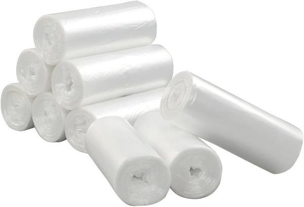 3 Gallon Clear Small Trash Bags for Bathroom, 225 Counts