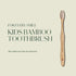 Kids Biodegradable Bamboo Toothbrush, Eco-Friendly, BPA Free Soft Bristle, Dentist-Approved by Plus Ultra