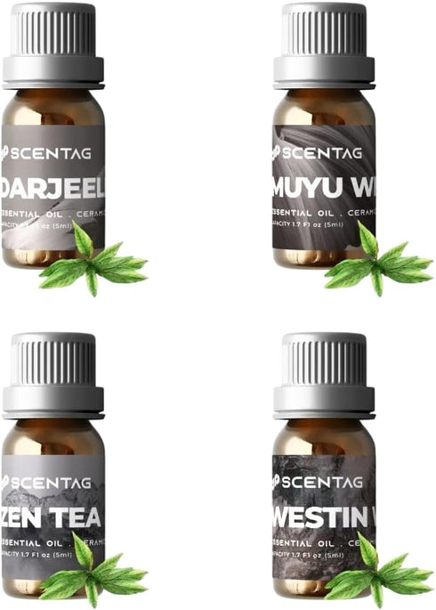 Essential Oil Refill for Ceramic Diffuser - Westin White Tea Scent, 5ml (Darjeeling)
