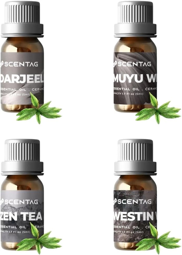 Essential Oil Refill for Ceramic Diffuser - Westin White Tea Scent, 5ml (Darjeeling)