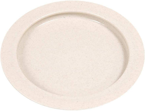 SP Ableware Inner-Lip Plate with High Wall, Plastic, Sandstone