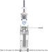 Electric Toothbrush Metal Shaft/Link Rod Parts, Compatible with Philips HX9900, HX6800, HX7500, HX751v, HX9690 Series