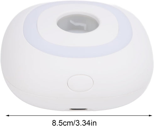 Mini Essential Oil Diffuser, Automatic Spraying Aromatherapy Diffuser with Rotating Colorful Lights and Timer Portable