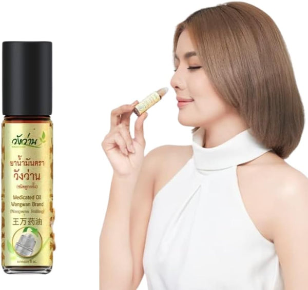 Wangwan Concrete Organic Remedy Massage Oil, Soothing Relief for Muscle and Joint Comfort, Herbal Relief (8CC)