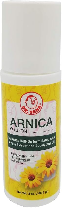 Dr Sana Arnica Roll-On 3oz (1 bottle) for Healing Cracked Skin