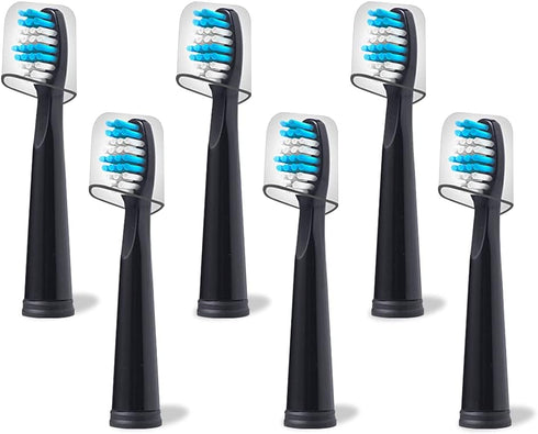 Mullburry Replacement Toothbrush Heads Compatible with fairywill Electric Toothbrush, Model FW-507/FW-508/2011/959/917/551, D1/D3/D7/D8,W Shape