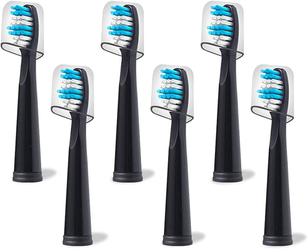 Mullburry Replacement Toothbrush Heads Compatible with fairywill Electric Toothbrush, Model FW-507/FW-508/2011/959/917/551, D1/D3/D7/D8,W Shape
