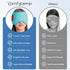 Comfytemp 2PCS Cooling Eye Mask, Reusable Gel Ice Pack for Puffiness, Dark Circles, Stress Relief, Blue