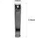 Large Nail Clippers Set, 2 Pcs Premium Stainless Steel Fingernail & Toenail Clippers with Sharp Curved Blade