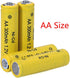 FULIN 12 Packs 1.2V AA 300mAh Ni-Cd Rechargable Batteries for Solar Lights,Lawn Landscape Lighting(AA Size)