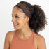 Women’s Fashion Headband for Curly Hair - No-Slip Adjustable Washable Turban Headwrap (Brown)