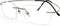 Eyekepper Titanium Rimless Reading Glasses for Men Women - Gunmetal +0.00