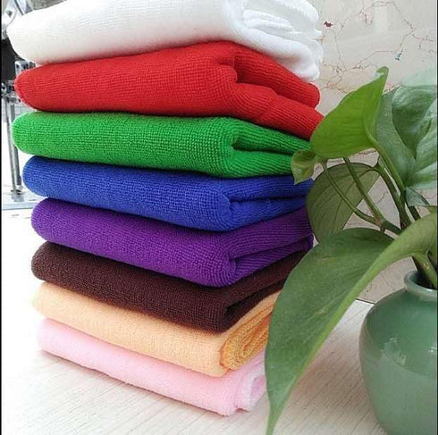 SUGONGDA Pack 100 Microfiber Cleaning Cloth, Multi-Color, Lint-Free, Reusable