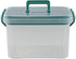 Lesbin Clear First Aid Box Organizer with Compartments, Plastic Family Medical Supplies Storage Box
