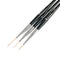 Winstonia Striping Nail Art Brushes Set of 3 pcs for Long Lines, Details, Fine Designs