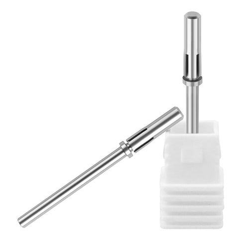 Mesee 2 Pieces Mandrel Bits for Small Nail Sanding Bands, 3.1mm Mini Mandrel Nail Drill File Heads