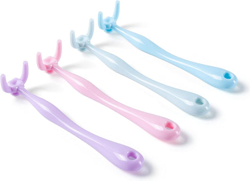 Design Reusable Dental Floss Holder, 3 Counts Interdental Cleaning Brush Handle, Floas Picks for Adults and Kids