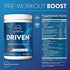 MRM Nutrition Driven Pre-Workout Powder | Strawberry Kiwi | 125mg Caffeine | Vegan Gluten-Free | 29 Servings