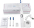 Set Electric Toothbrush for Kids - USB Charging, Gentle Bristles, White