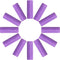 Aligner Chewies, 12-Pack Medical Grade Silicone Chewies for Invisalign Aligner Trays Seaters (Purple)