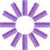 Aligner Chewies, 12-Pack Medical Grade Silicone Chewies for Invisalign Aligner Trays Seaters (Purple)