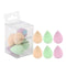 Snowflakes Mini Beauty Makeup Sponge Blender, 6 pcs, Latex Free for Detailed Application