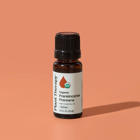 Plant Therapy Organic Frankincense Frereana Essential Oil, 100% Pure, 10 mL (1/3 oz)
