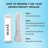 MOXE Cinnamon Essential Oil Nasal Inhaler | 100% Pure Therapeutic Aromatherapy for Focus & Relaxation