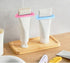 Mozff 5Pcs White Toothpaste Squeezer, Plastic Toothpaste Tube Squeezer Dispenser, Toothpaste Clips for Saving