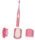 Vaguelly Portable Sonic Electric Toothbrush for Adults Rechargeable Whitening Toothbrush Travel Case Brush Heads